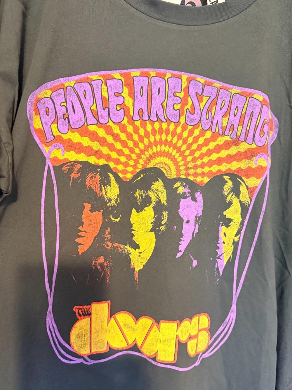 Daydreamer Black Graphic The Doors 'People Are Strange' Tee - Picture 2 of 5